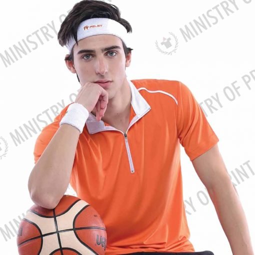 Oriental Zip-Up Collar Polo T-Shirt (UDF20)