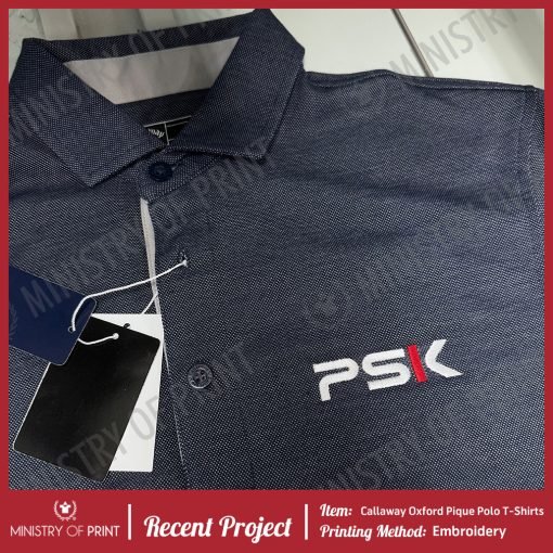 Callaway Oxford Pique Polo T-Shirts