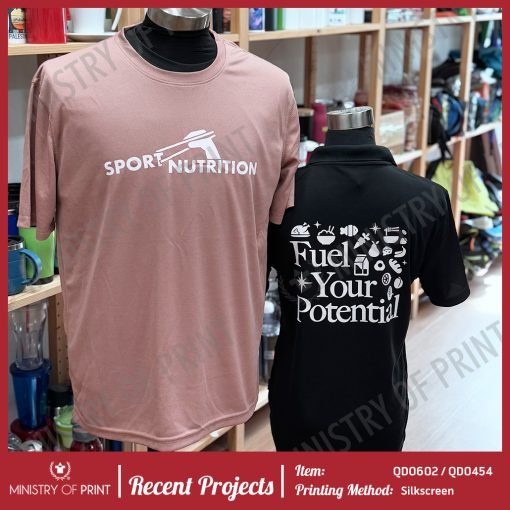 Basic Dri-Fit Round Neck T-Shirts (QD04/QD15)