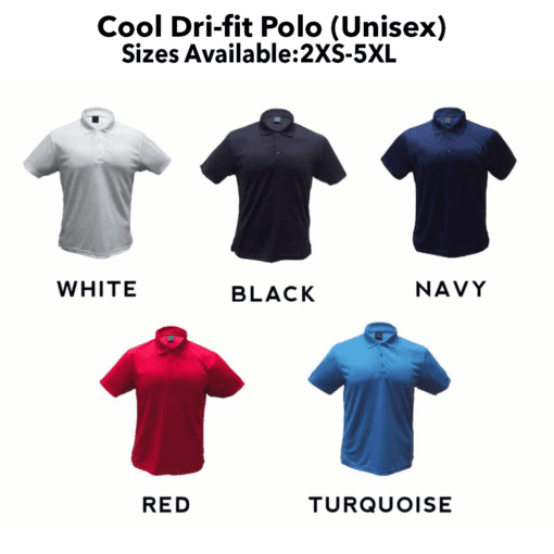 Cool Tech Dri-Fit Polo T-Shirts