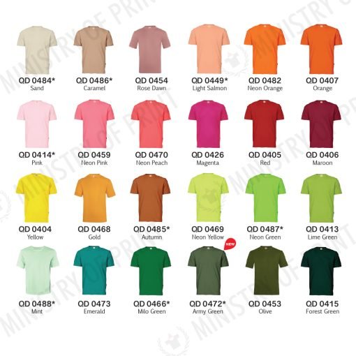 Basic Dri-Fit Round Neck T-Shirts (QD04/QD15)