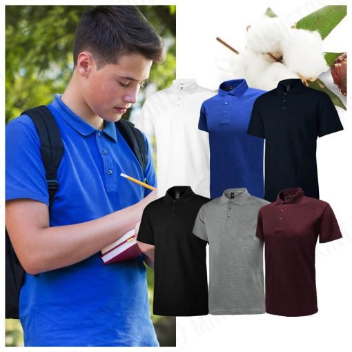 Uno Verano 100% Cotton Polo T-Shirt (UB06P)