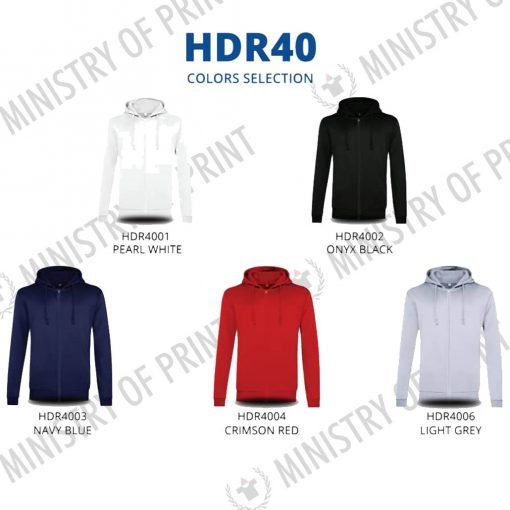 BEAM Polyester Zipped Hoodies (HDR 40)