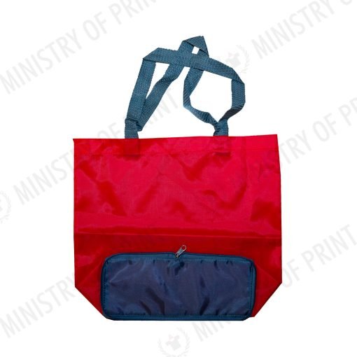 Foldable Dual Colour Shopping Bag (B0151)