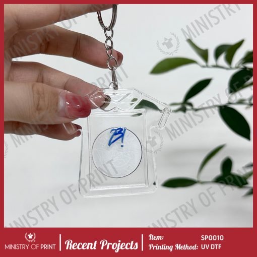 Acrylic T-shirt Shape Keychain (SP0010)