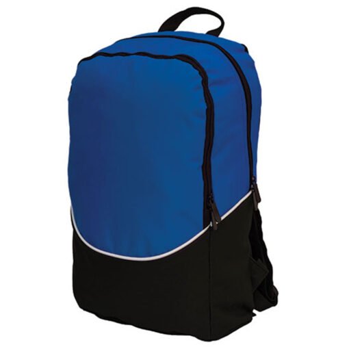 2 Tone Nylon Backpack (B0123)
