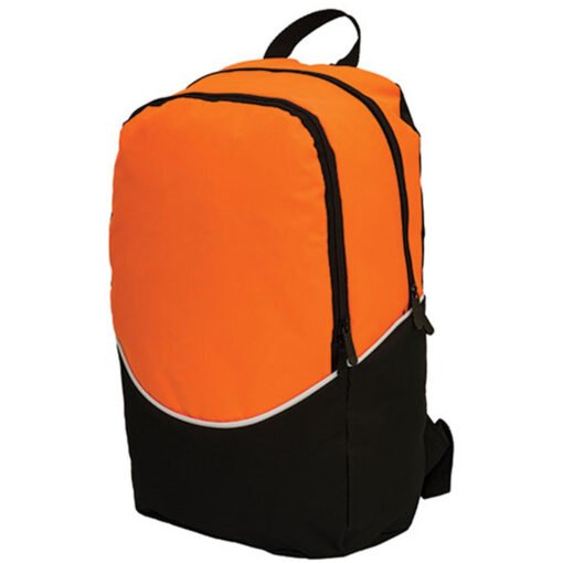 2 Tone Nylon Backpack (B0123)