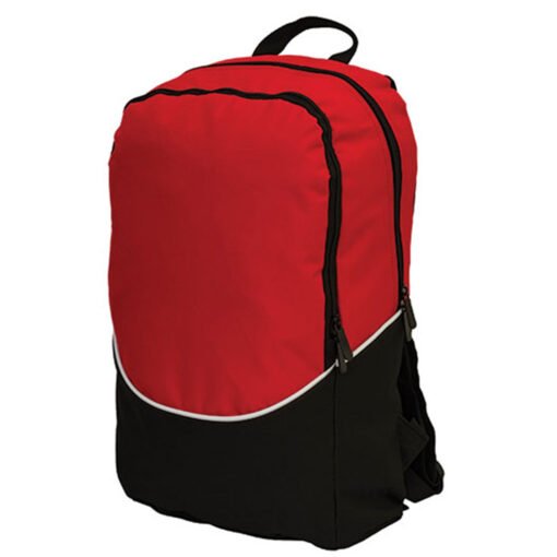 2 Tone Nylon Backpack (B0123)