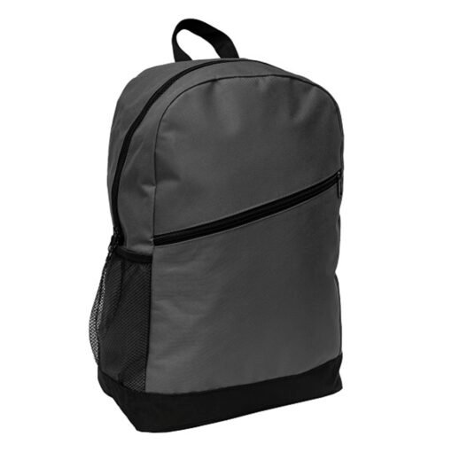 2-Tone Backpack Bag with Front Zip