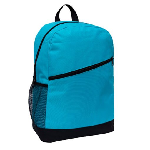 2-Tone Backpack Bag with Front Zip
