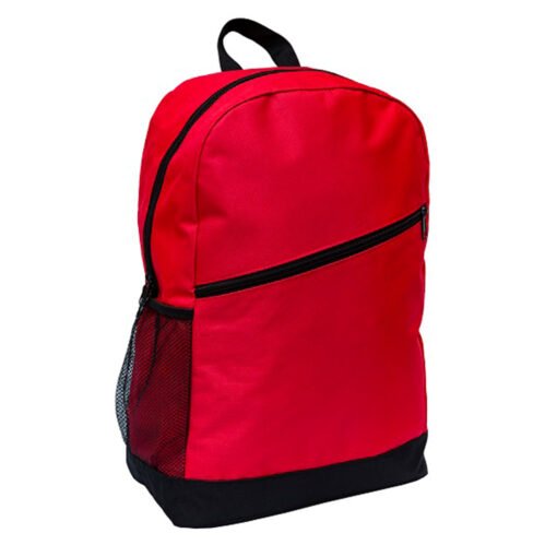 2-Tone Backpack Bag with Front Zip