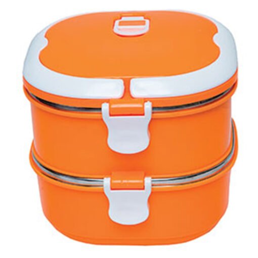 2 Tier Lunch Box w Safe Lock (LS0100)