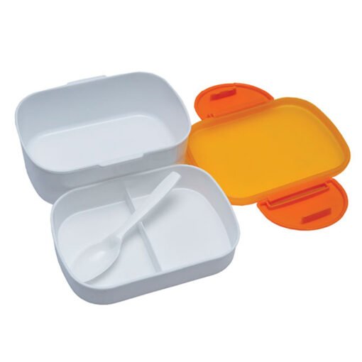 2 Tier Lunch Box w Spoon (LS0096)