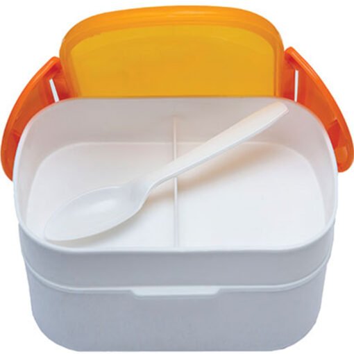 2 Tier Lunch Box w Spoon (LS0096)