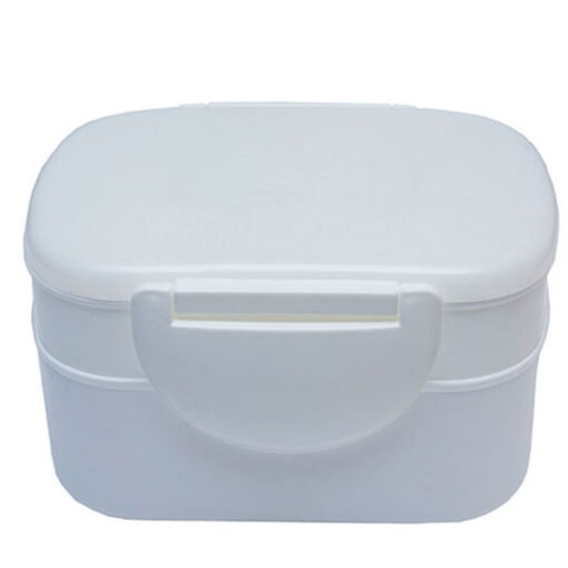 2 Tier Lunch Box w Spoon (LS0096)