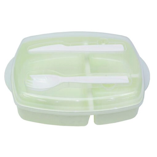 Plastic Lunch Box with Cutlery (LS0047)