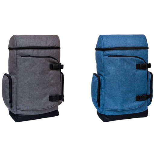 Dual Tone Nylon Laptop Backpack (B0132)