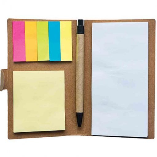 Eco-Friendly Notepad with Pen and Post-It (STA0124)