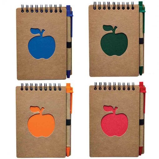 Apple Handy Notepad with Pen (STA0126)