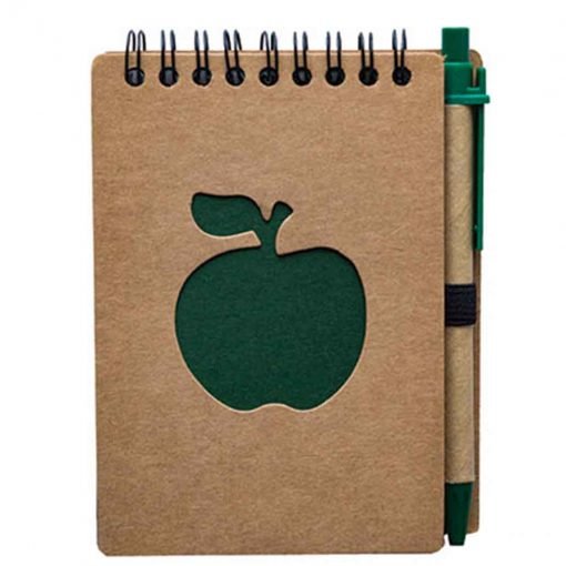 Apple Handy Notepad with Pen (STA0126)