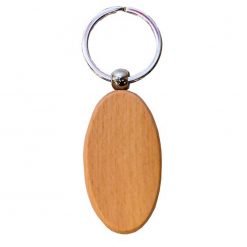 Wooden Oval Keychain (SP0025)