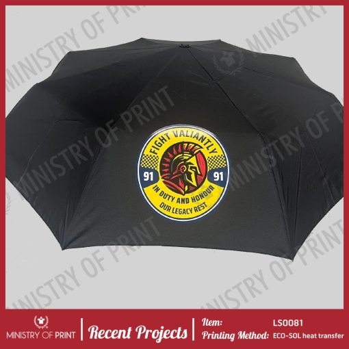 Foldable Auto Umbrella with Pouch (LS0081)