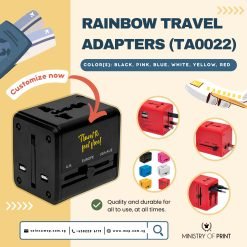 Rainbow Travel Adapters (TA0022)