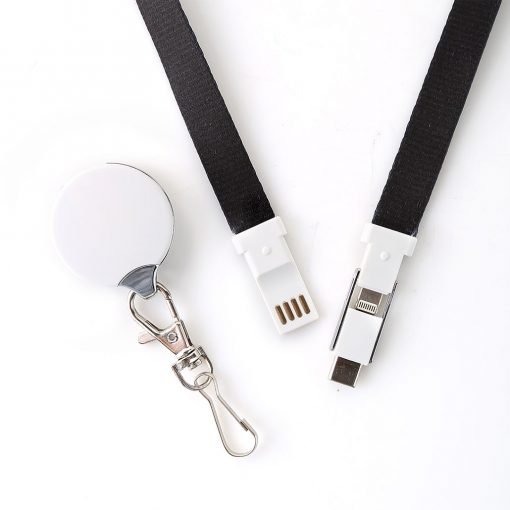 3 in 1 Fast Charging Cable Lanyard (GE0043)