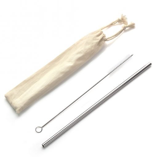 Stainless Steel Straw 1PC w Brush (LS0089)