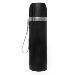 500ml Stainless Steel Vacuum Flask w/ PU Pouch (DW0127)
