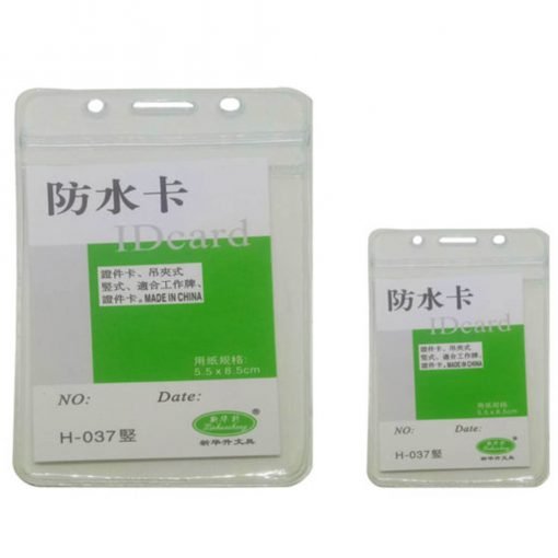 Transparent Card Holder with Ziplock (STA0184)