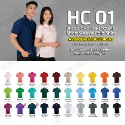 Unisex Cotton Polo Shirt (HC01)