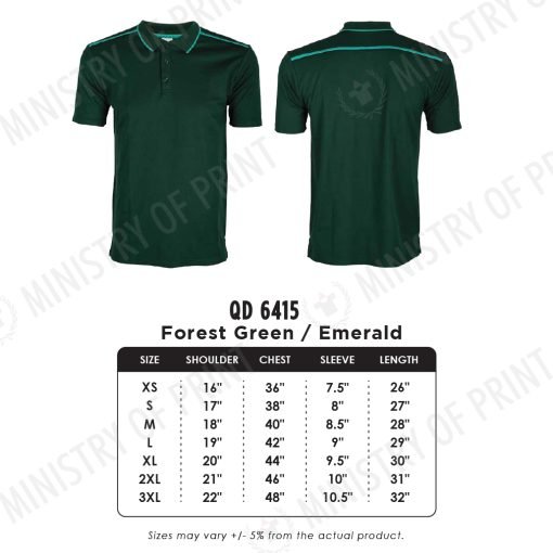 Multi-Tone Cotton Polo T-Shirts (QD64)