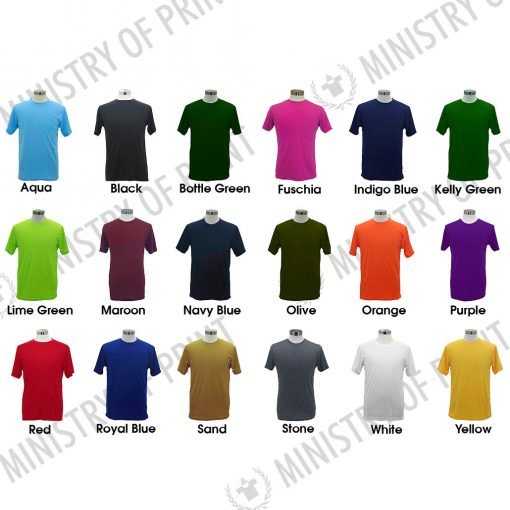 Cotton Round Neck T-shirt (SJ65AF)