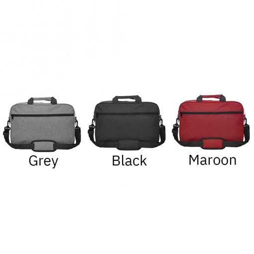 2 Tone Nylon Sling Document Bag (B0253)