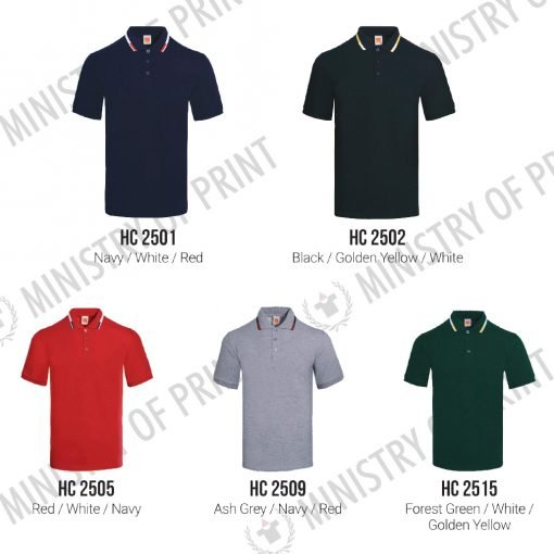 Honey Comb Unisex Polo T-Shirt (HC25)