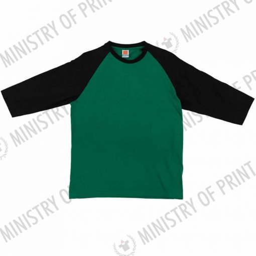 Raglan 3/4 Long Sleeve Cotton T-shirt (CT56)
