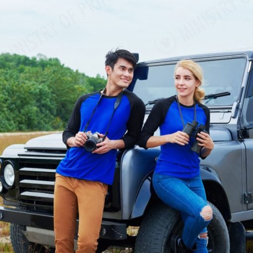 Raglan 3/4 Long Sleeve Cotton T-shirt (CT56)