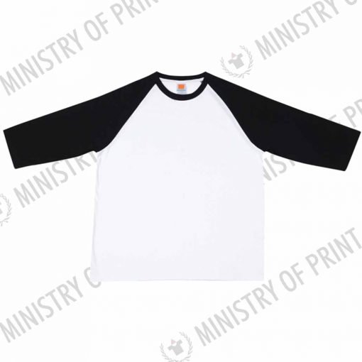 Raglan 3/4 Long Sleeve Cotton T-shirt (CT56)