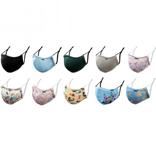 Reusable 3-Ply Anti-Bacterial Kids Face Mask (EC007)