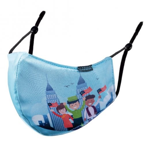 Reusable 3-Ply Anti-Bacterial Kids Face Mask (EC007)