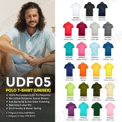 Anti-Odor Dri-Fit Polo T-Shirts (UDF05)