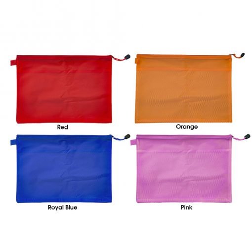 PVC Pouch with Mesh Pocket (B0172)