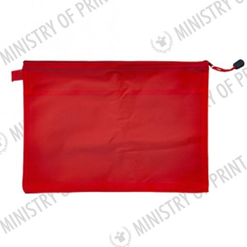 PVC Pouch with Mesh Pocket (B0172)
