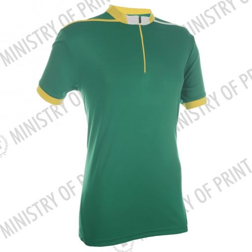 Multi-Tone Mandarin Collar Polo T-Shirts (QD41)