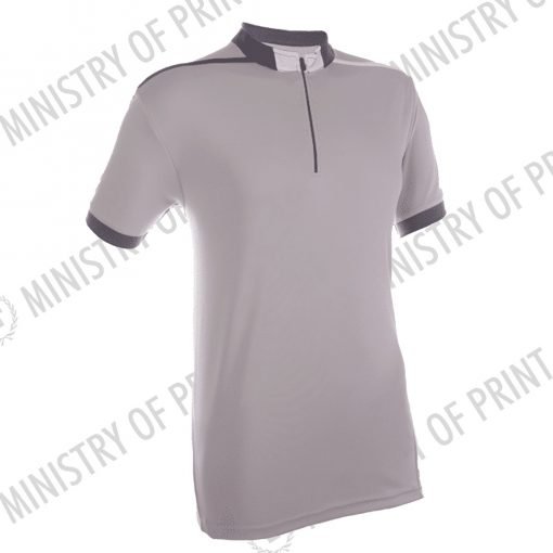 Multi-Tone Mandarin Collar Polo T-Shirts (QD41)