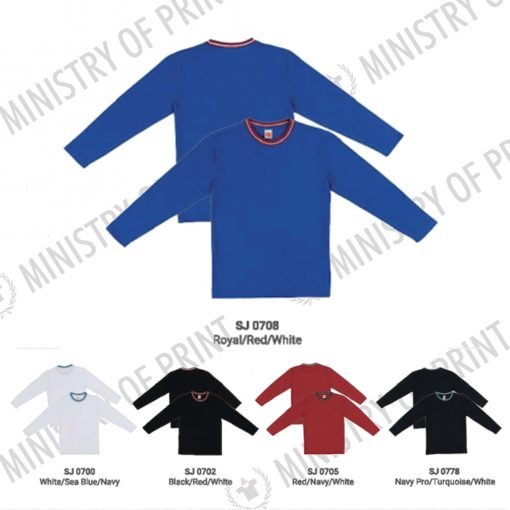 Multi-tone Long-Sleeve Dri-Fit T-Shirts (SJ07)