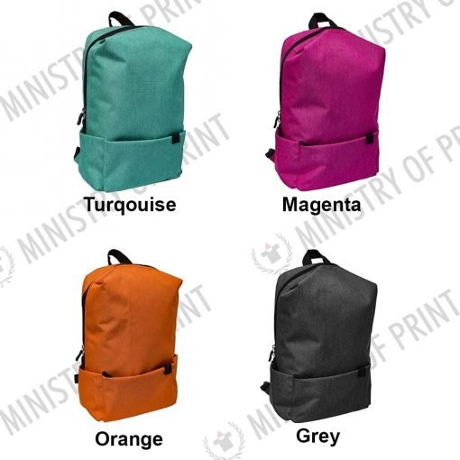 2 Tone Nylon Backpack (B0269)