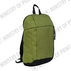2 Tone Nylon Backpack w Laptop Pocket (B0270)