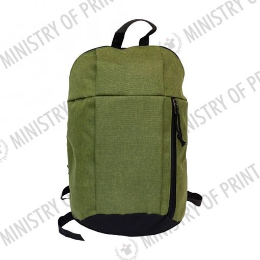 2 Tone Nylon Backpack w Laptop Pocket (B0270)